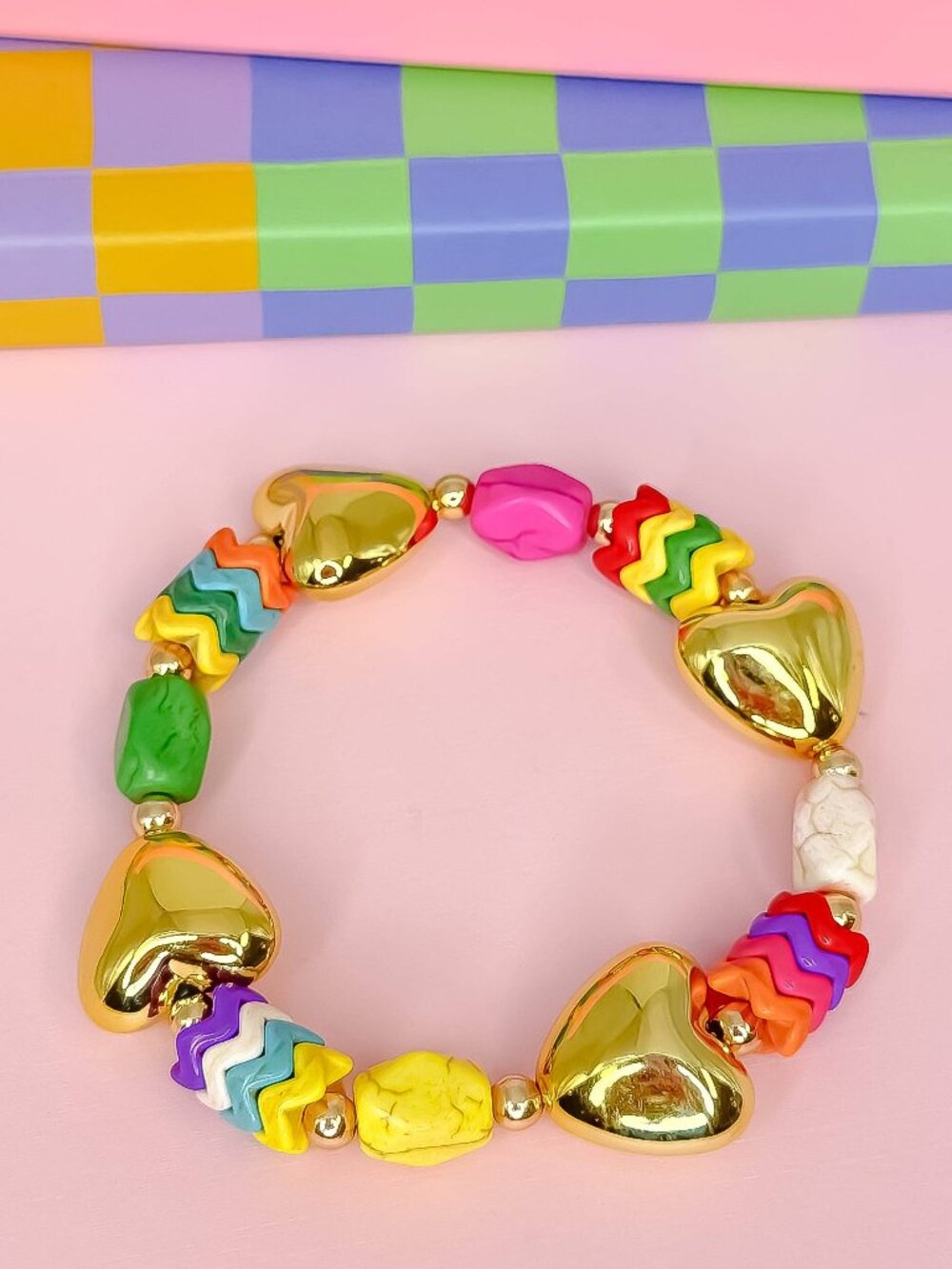 Heart Pop Gold Bracelet